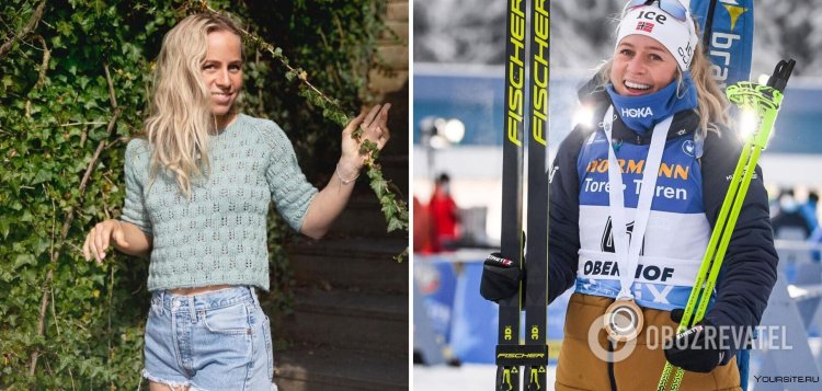 Тириль Экхофф фото в платье