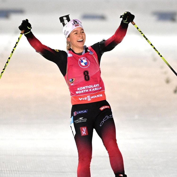 Биатлонистка Норвегии Экхофф