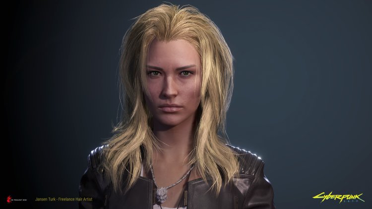 Cyberpunk барышня Sci-Fi