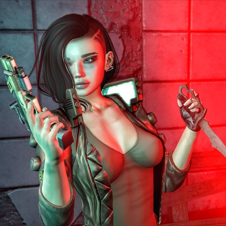 Суперкомпьютер арт киберпанк