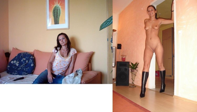 Раздетые домашние девочки