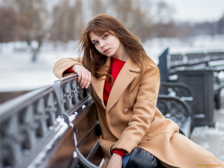 Фотосессия с подругой зима