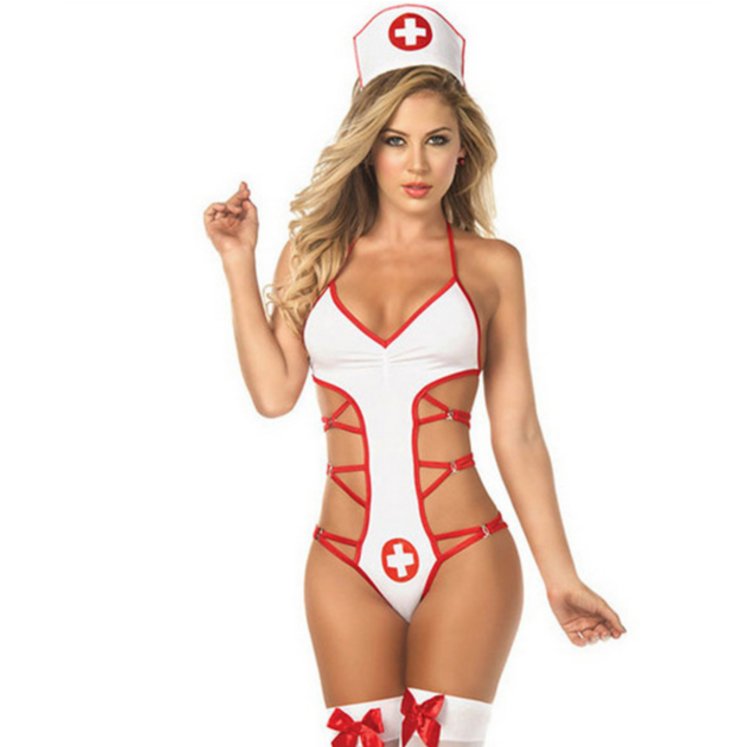 Костюм заключенной оранжевый секси