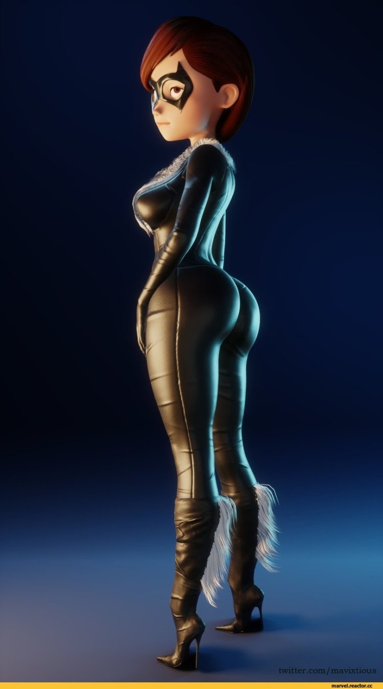 Попка эластики из Суперсемейки