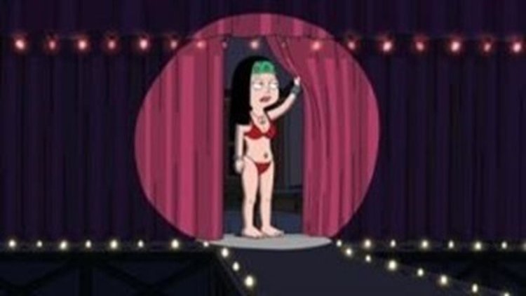 Хейли Смит американский папаша в белье