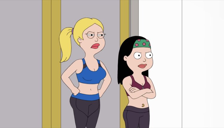 American dad Hayley in the Shower 18 +