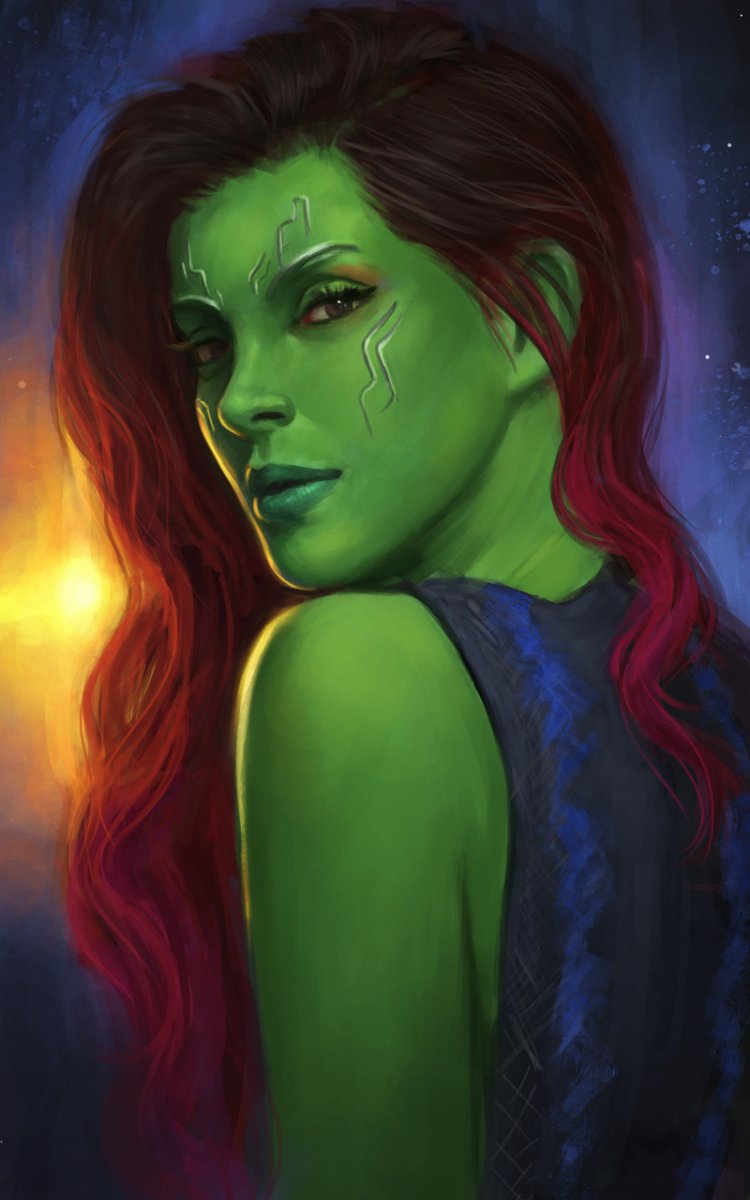 Гамора Зои Салдана ступни