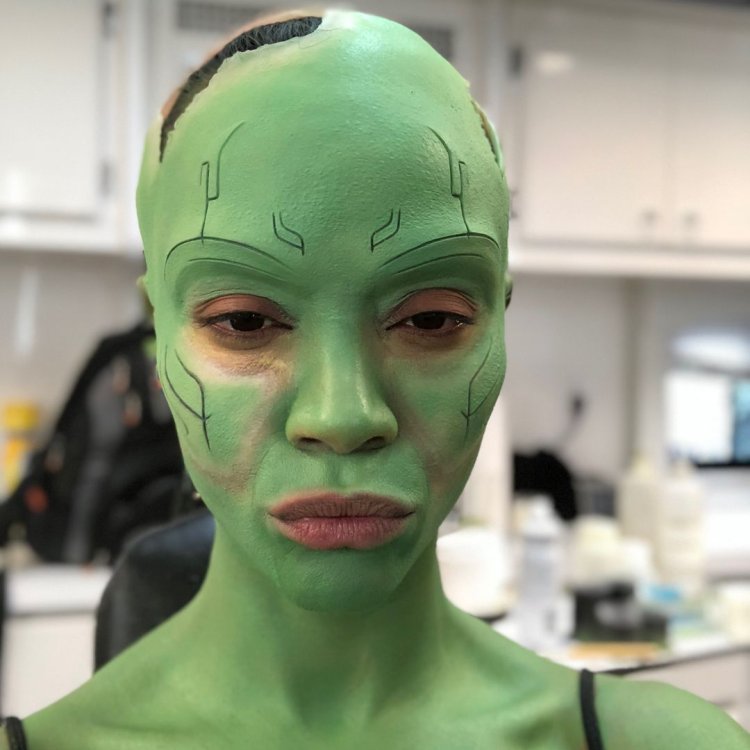 Зои Салдана горячие Гамора