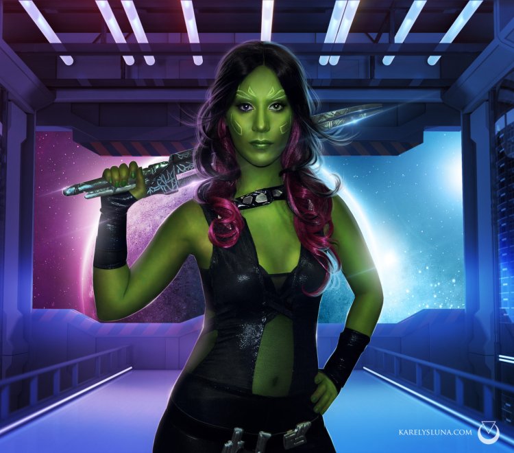 Небула Гамора и Мантис