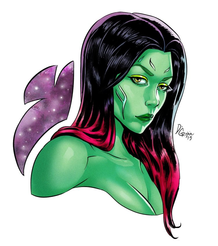 Стражи Галактики Гамора rule34