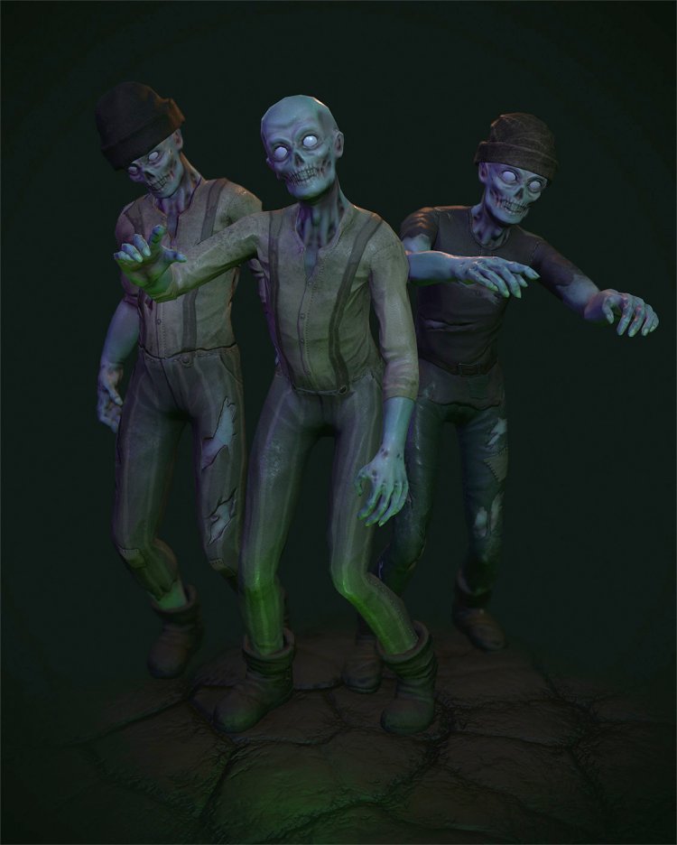 Я зомби Лив и Дрейк