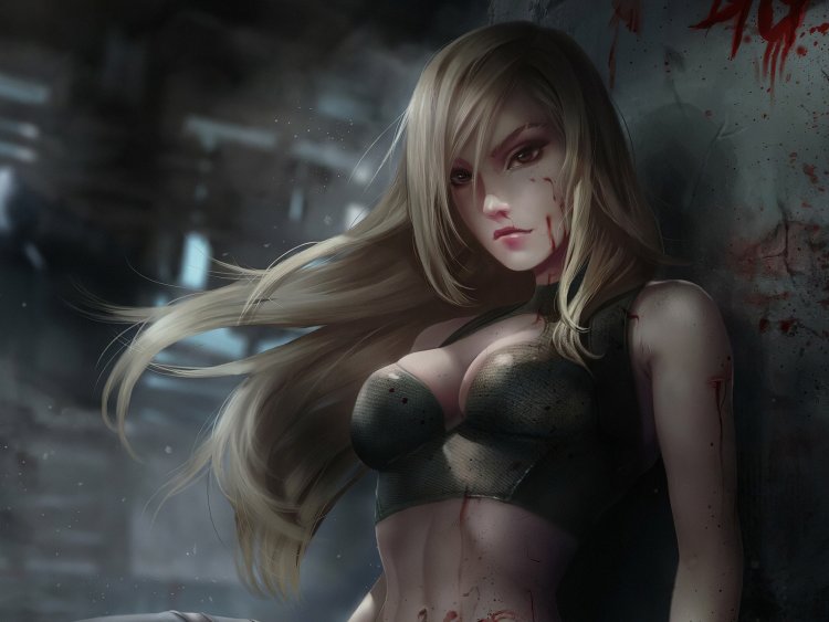 Девушка зомби