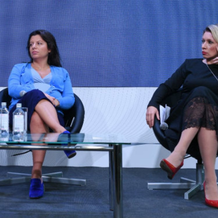 Маргарита Симоньян и Мария Захарова