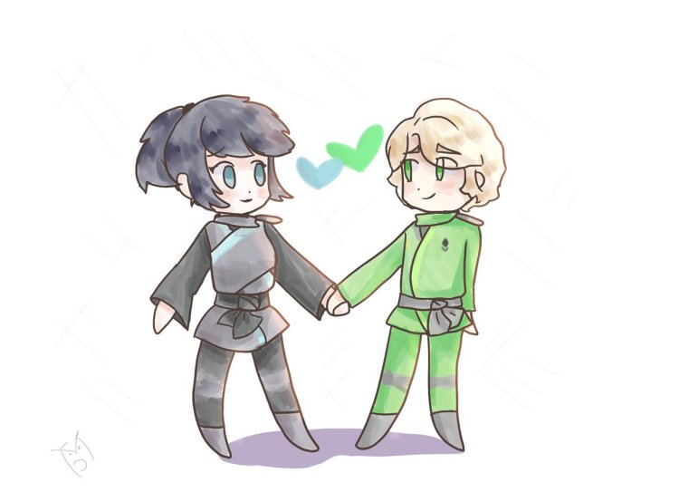 Ниндзяго Кай и ния арт