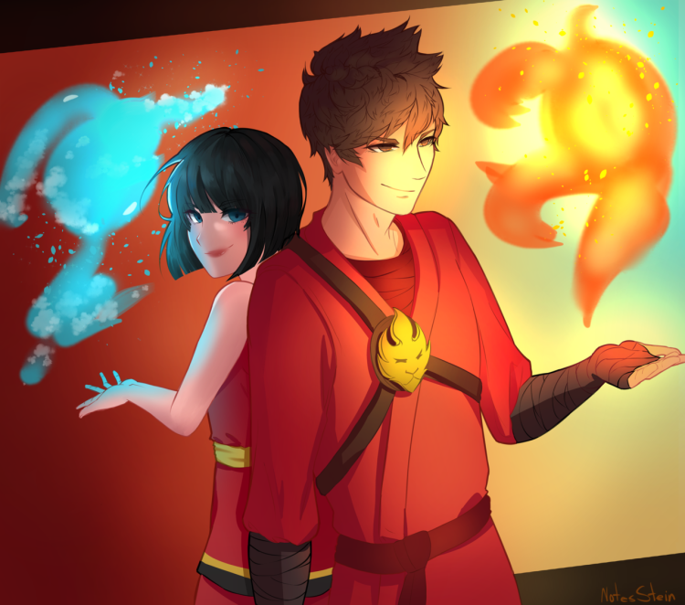 Ниндзяго Джей и ния поцелуй