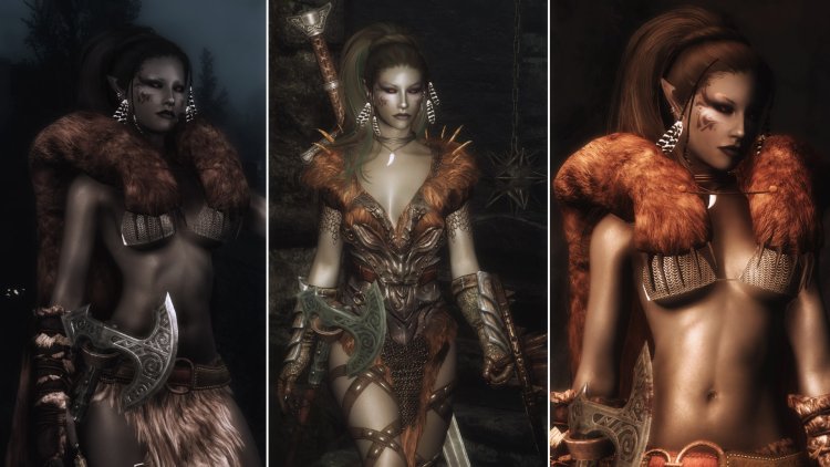 Skyrim Эйла охотница голая