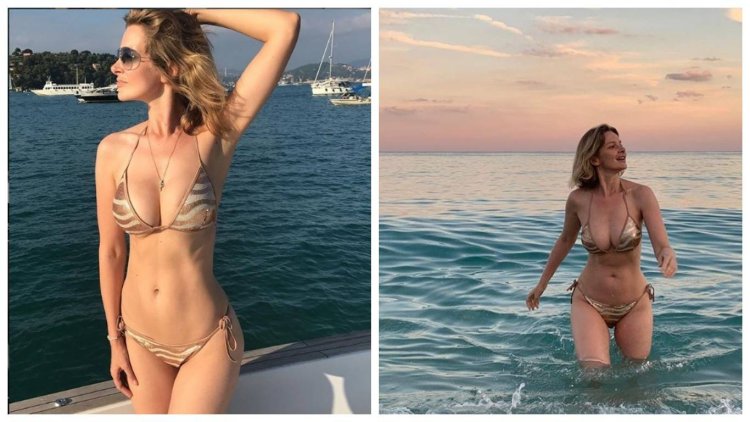 Василия Юсковец в купальнике