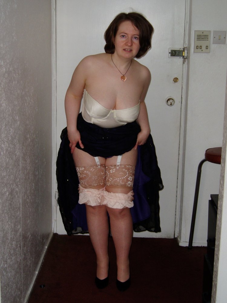 В чулках ретро