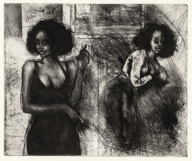 Голые африканки живопись