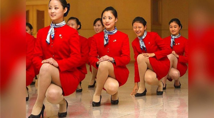 Девушки из Северной Кореи в Нижнем белье