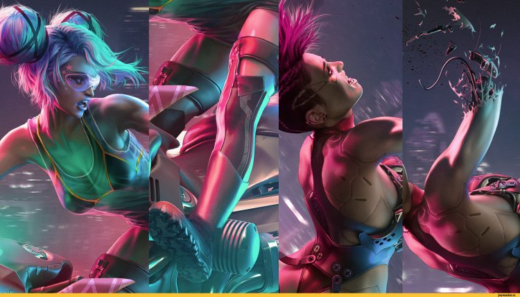 Киберпанк арт 2018