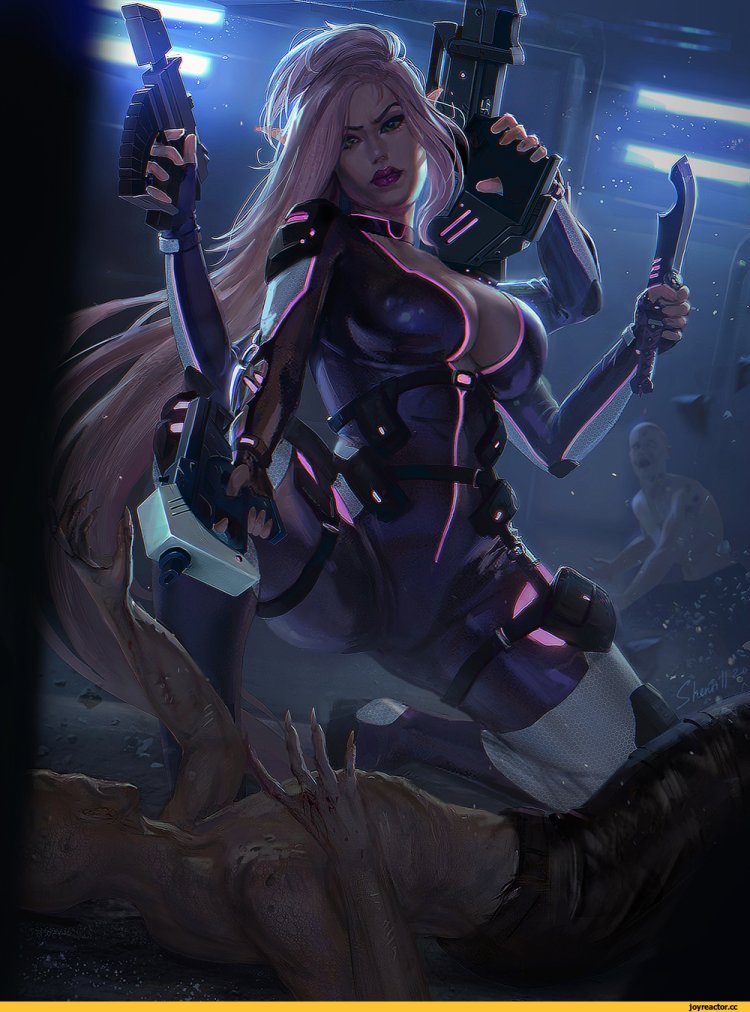 Sci-Fi Art девушка