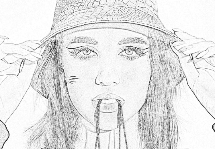 Мия бойко портрет карандашом