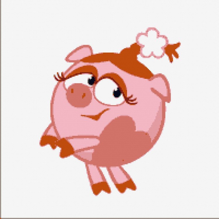 Маленькая Нюша из смешариков