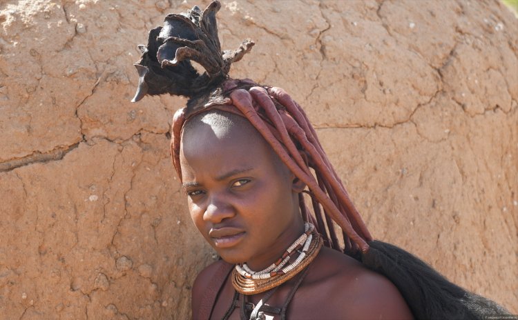 Намибия Химба молодые девушки