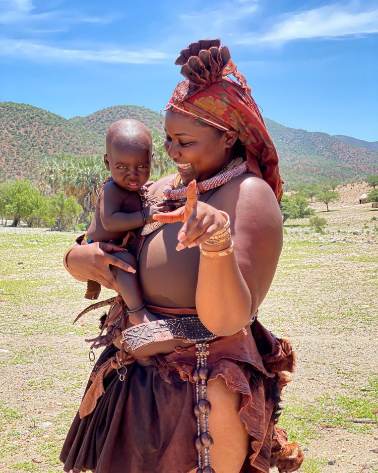 Племя химба в намибии