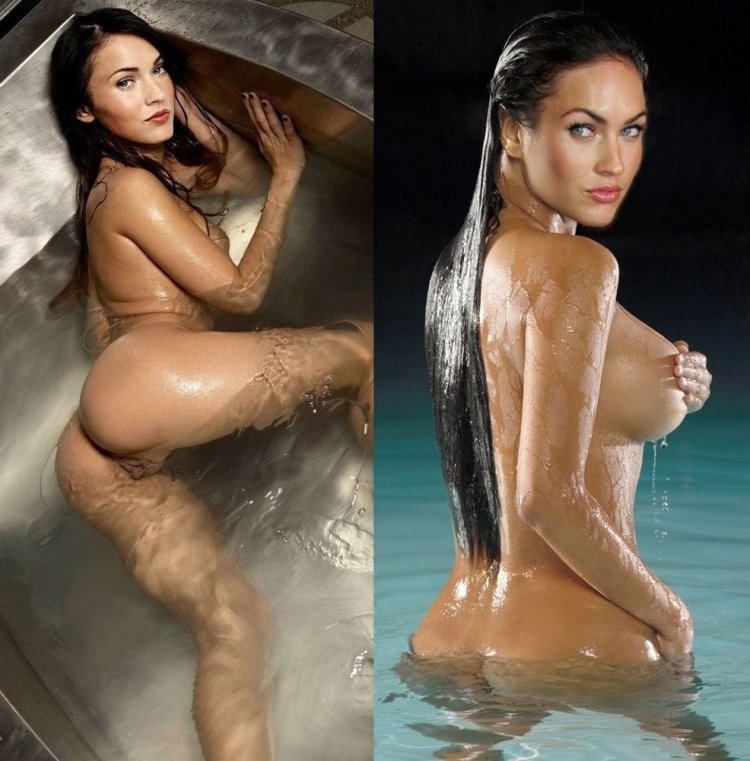 Голая актриса Меган Фокс