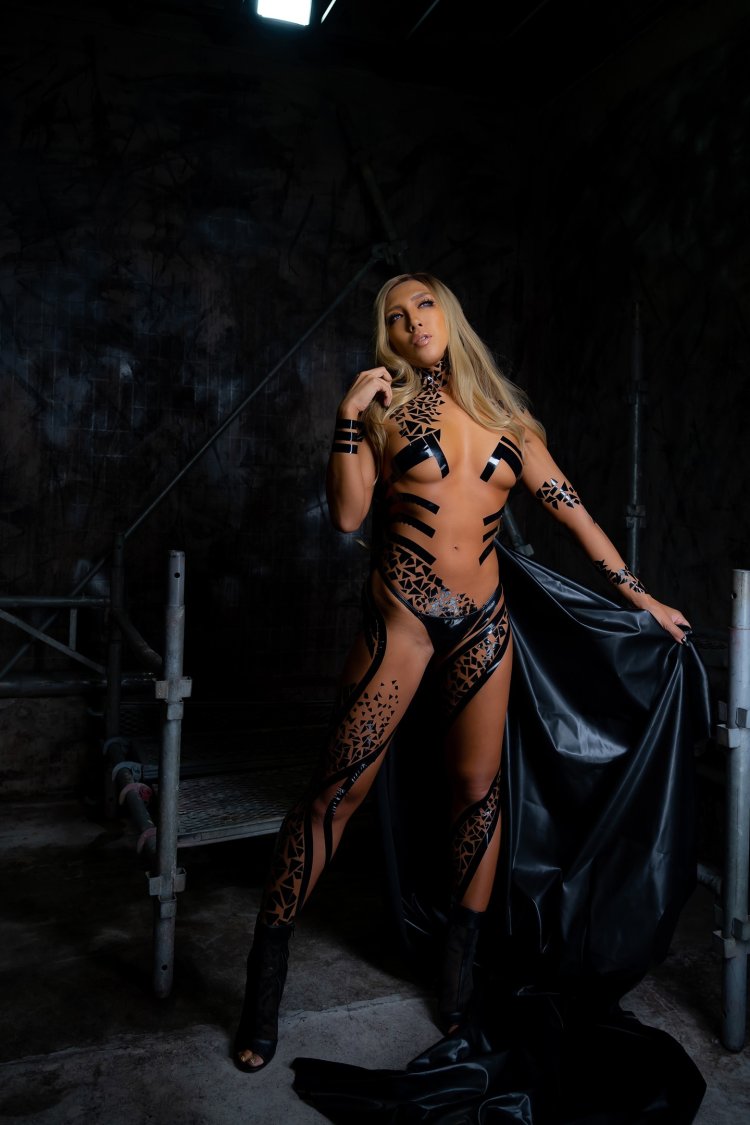 The Black Tape Project Spring 2019 AHF los Angeles. Models