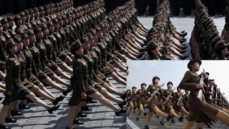 Девушки в армии КНДР