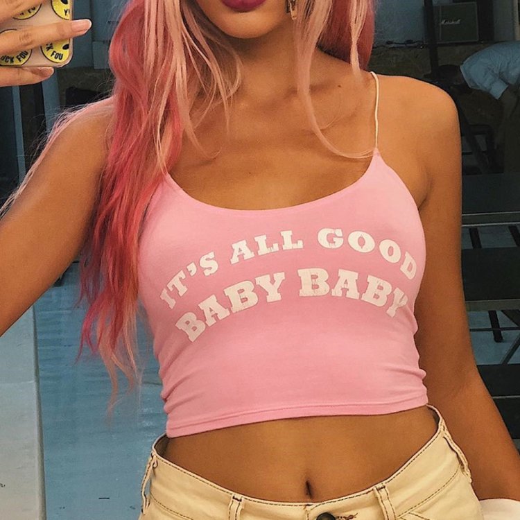 Розовый топик