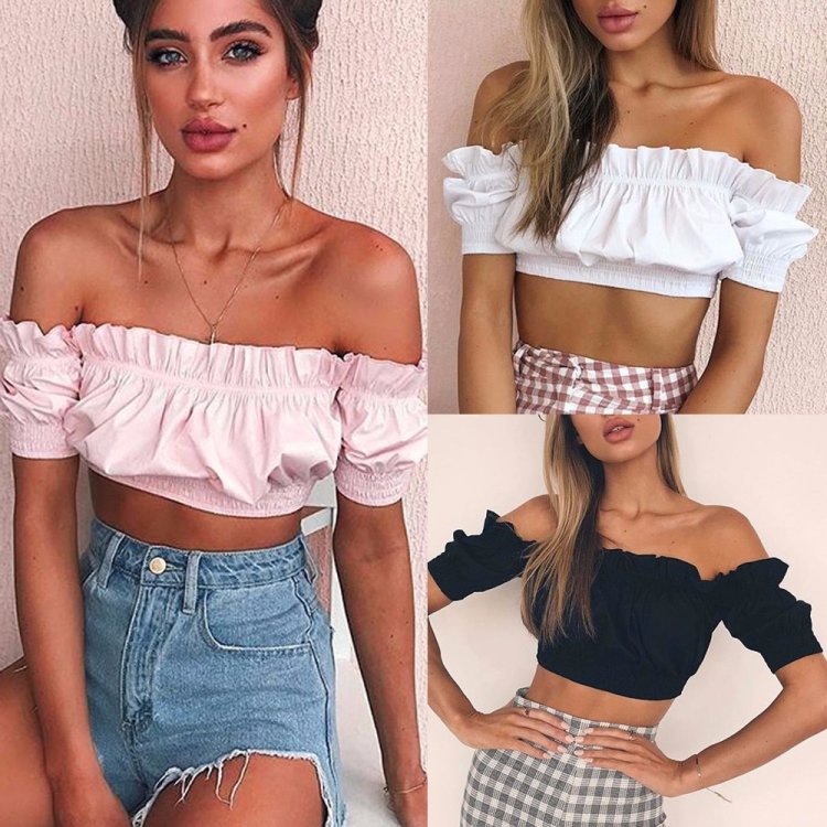 Топ с открытой грудью