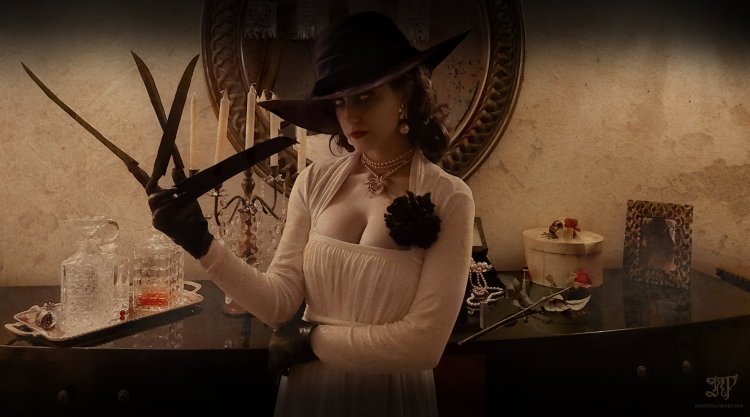 Леди Димитреску 3d модель моды tits