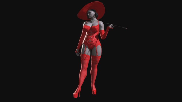 Resident evil village леди димитреску в нижнем белье