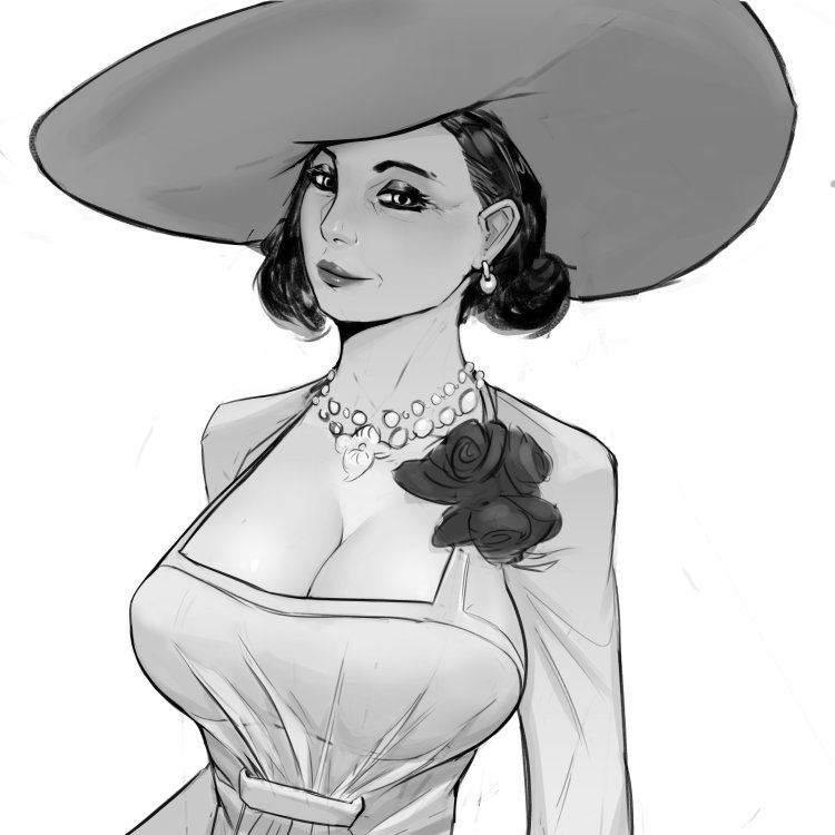 Resident Evil Village леди Димитреску косплей