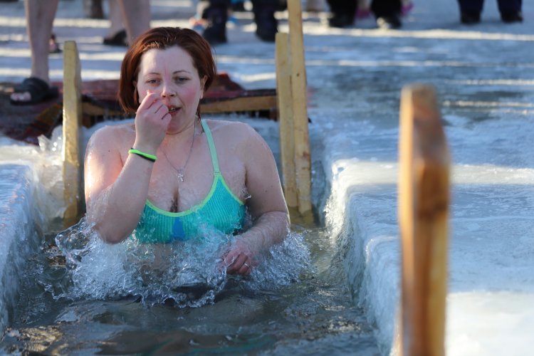 Купание на крещение в Белгороде