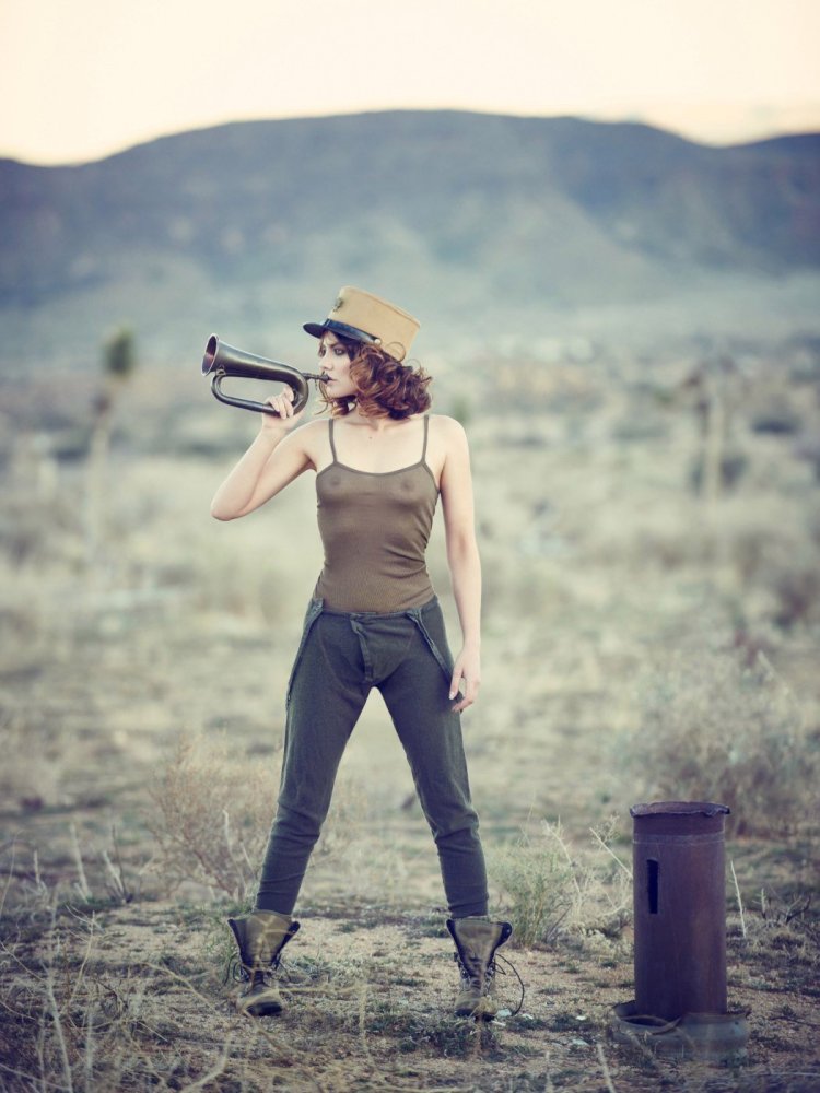 Фотосессия в стиле милитари