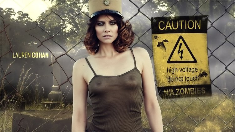Ходячие мертвецы Лорен Коэн голая