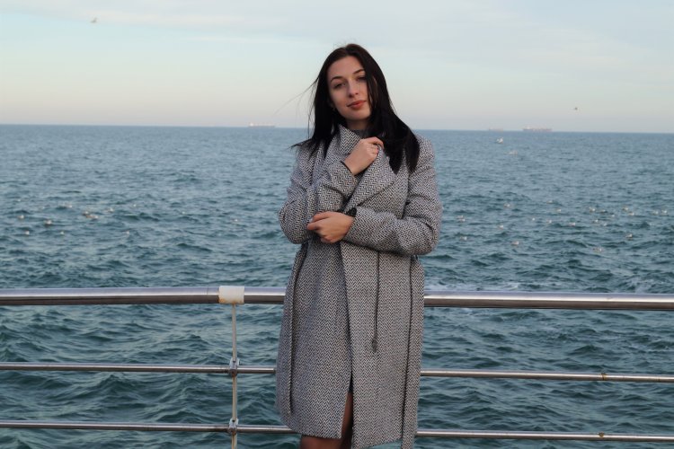 Пальто женское длинное оверсайз демисезонное