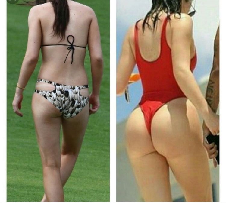 Кайли Дженнер ягодицы