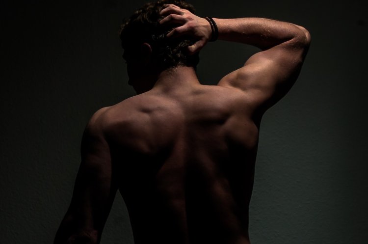 Торс мужской фитнес железо