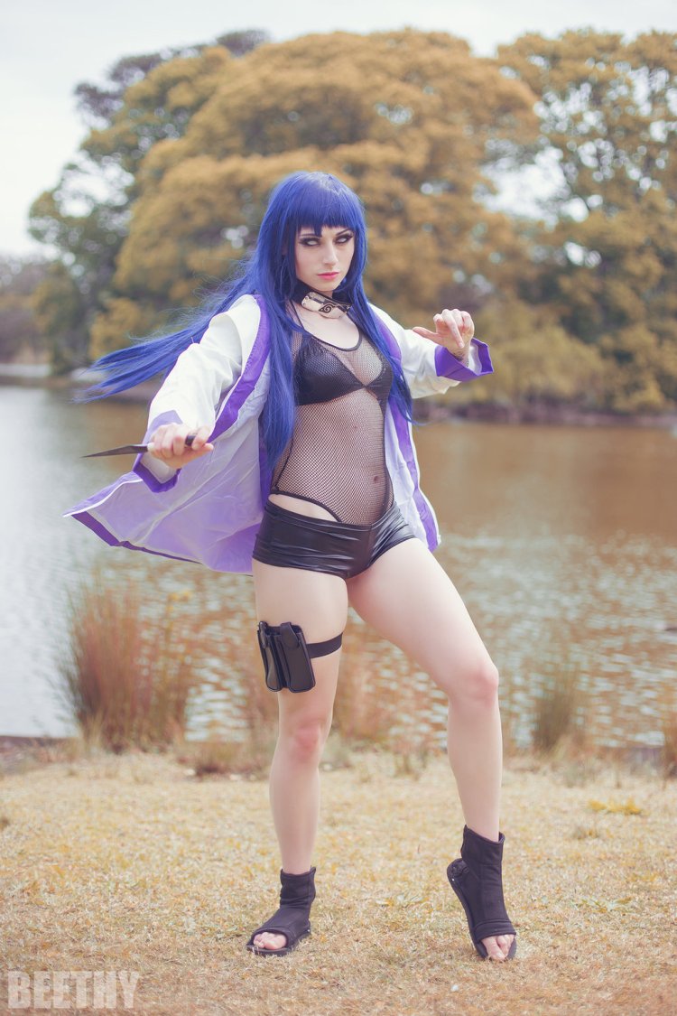 Ахегао косплей Хината