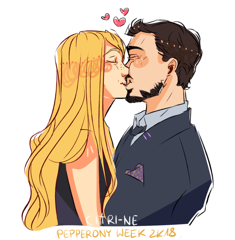 Пеппер Поттс и Морган Старк