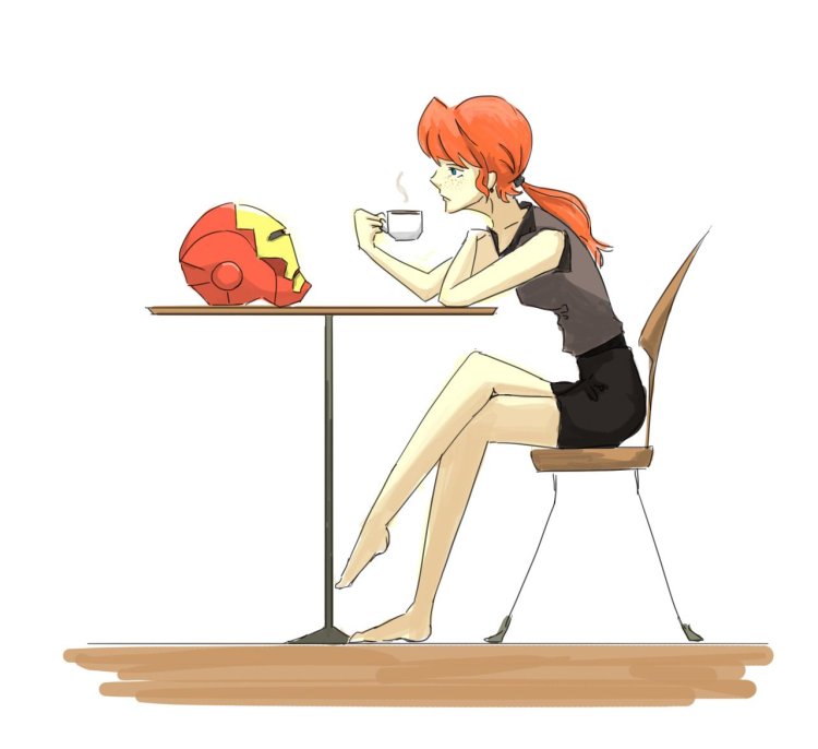 Пеппер Поттс арт