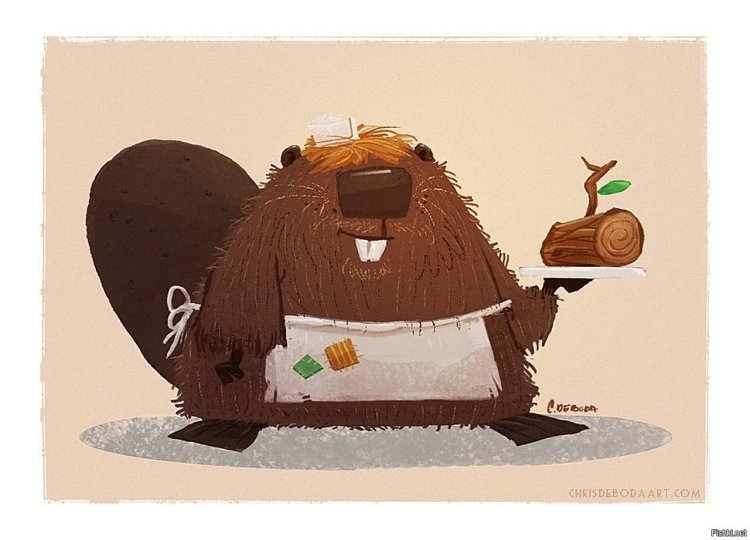 Бобрики мультяшные