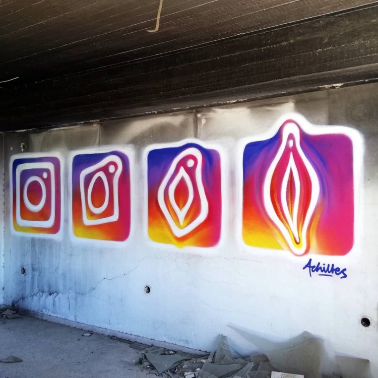 Граффити Инстаграм