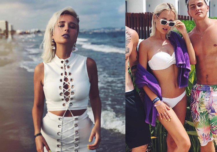 Клава Кока в купальнике